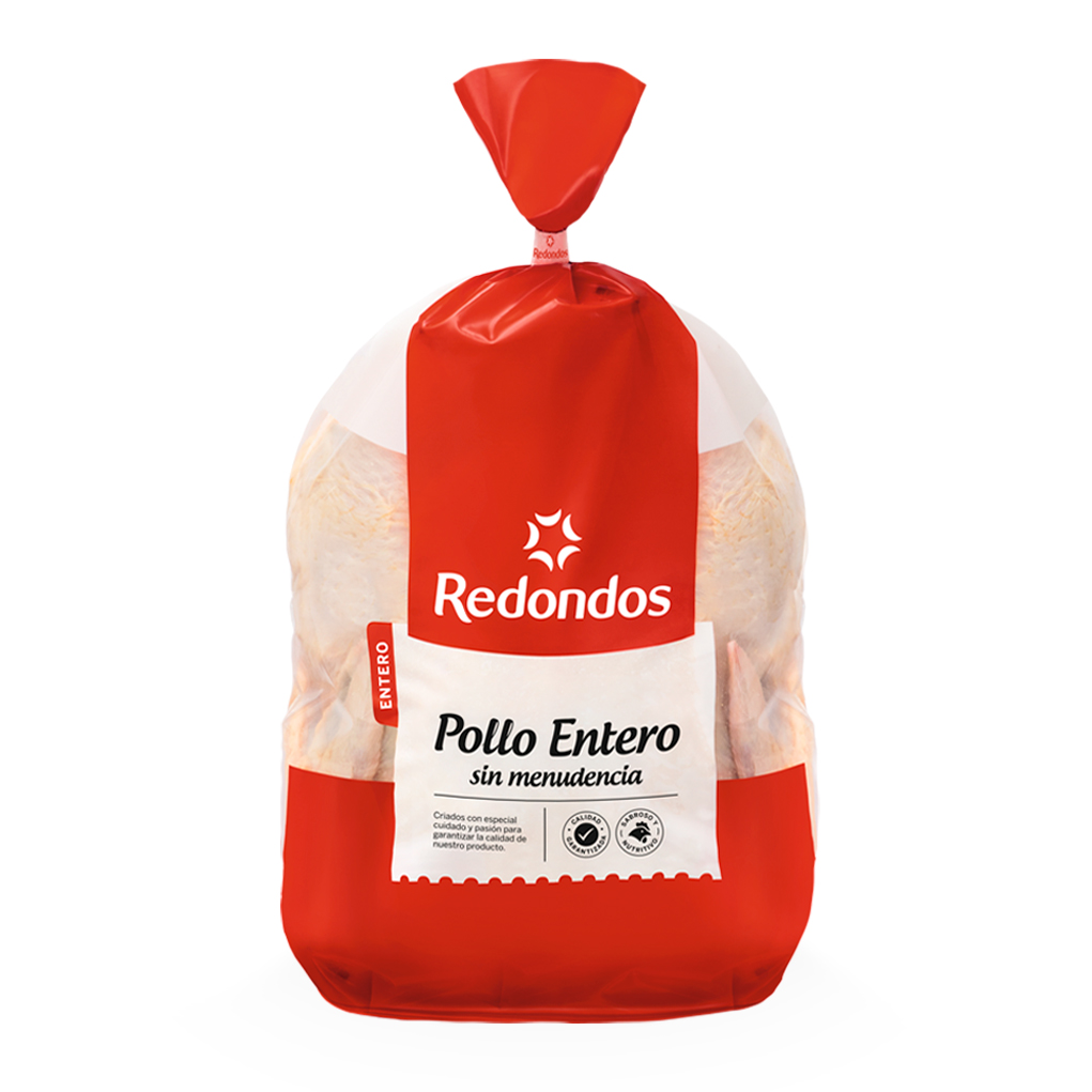 Pollo entero fresco sin menudencia