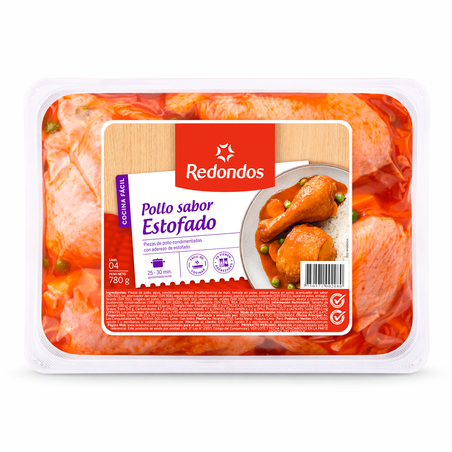 Pollo sabor Estofado