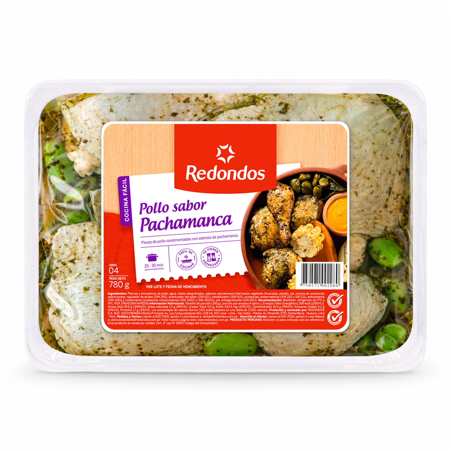 Pollo sabor Pachamanca