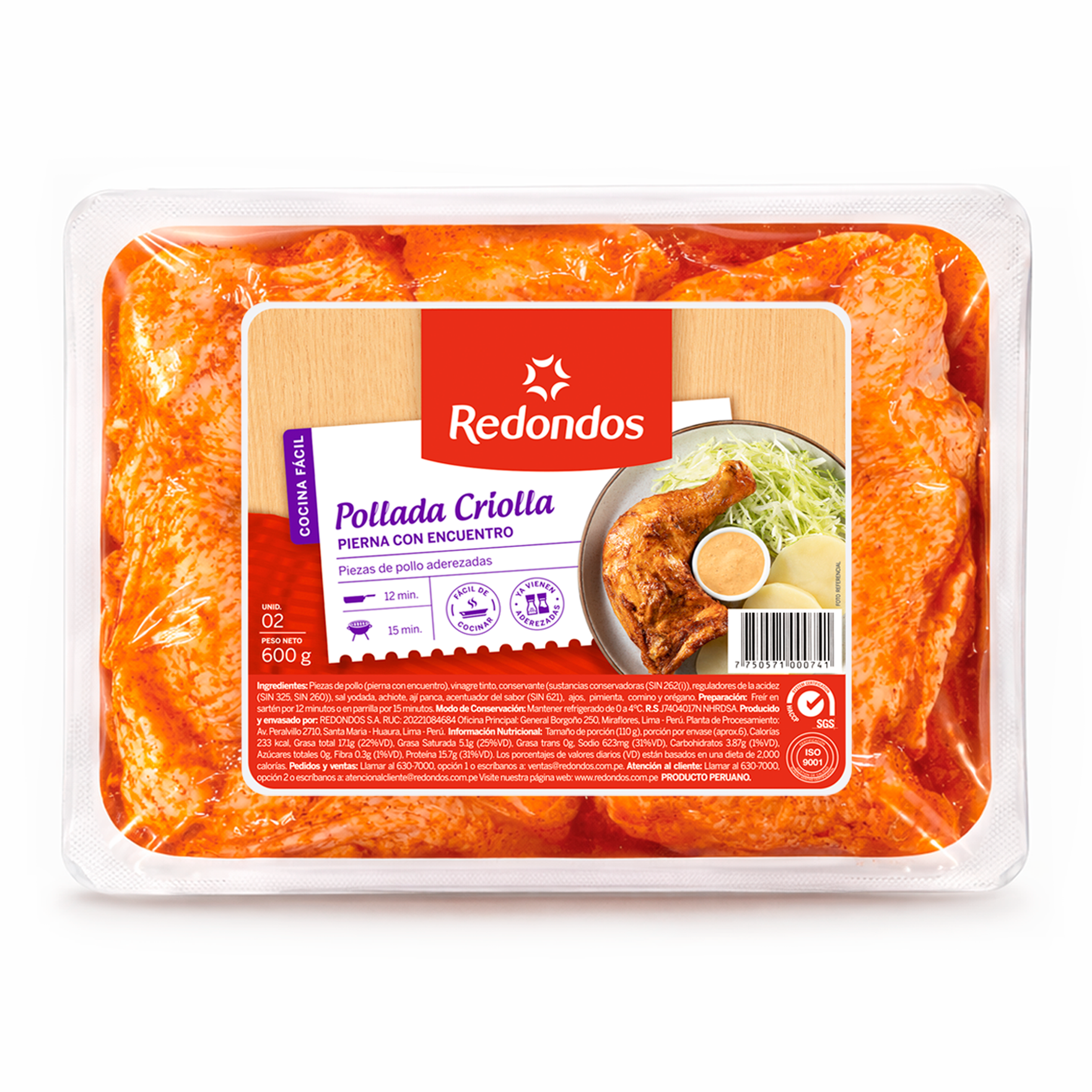 Pollada Criolla pierna con encuentro