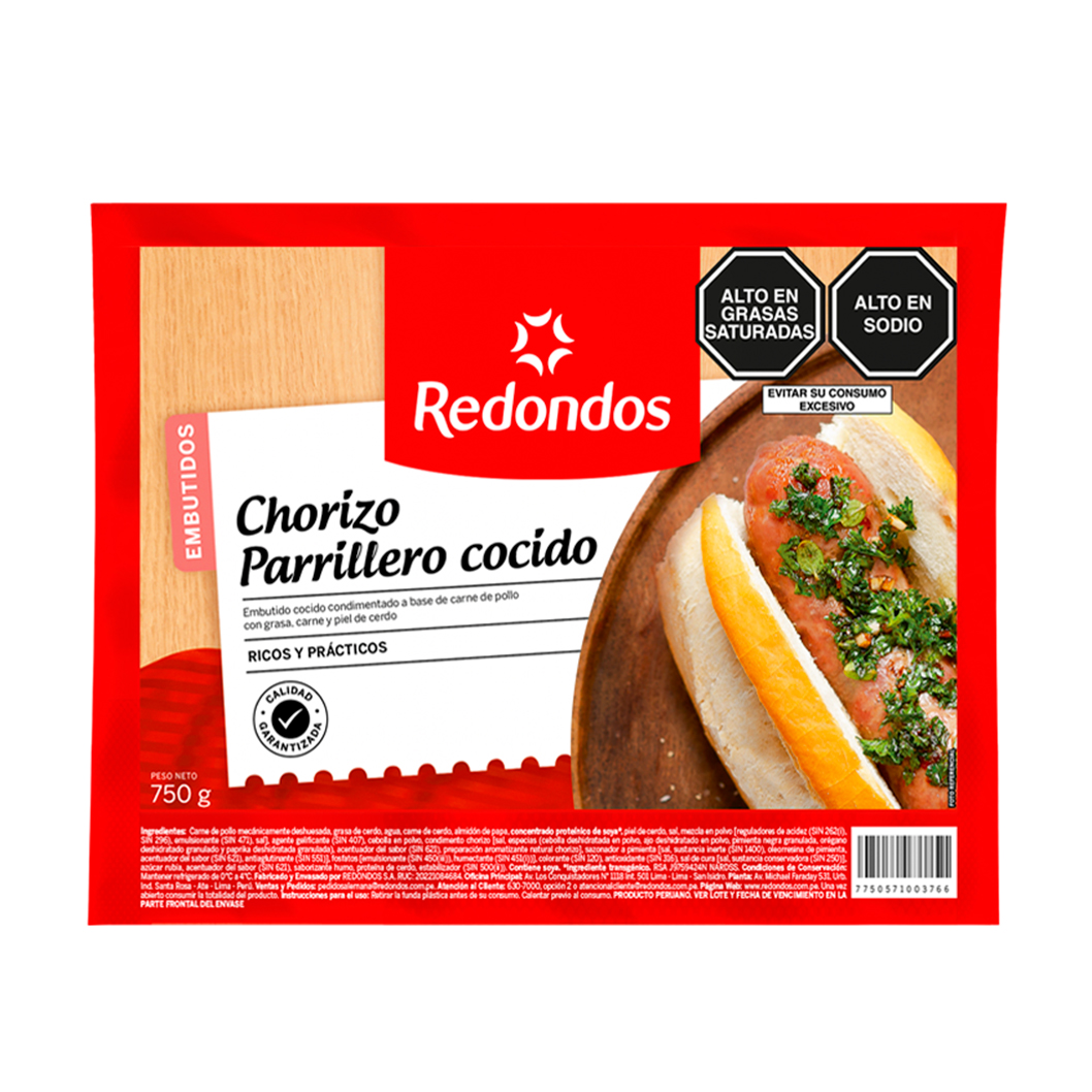 Chorizo cocido Parrillero 750 g