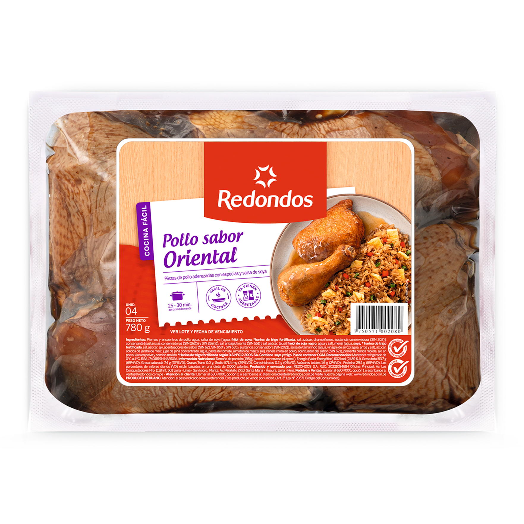 Pollo sabor Oriental