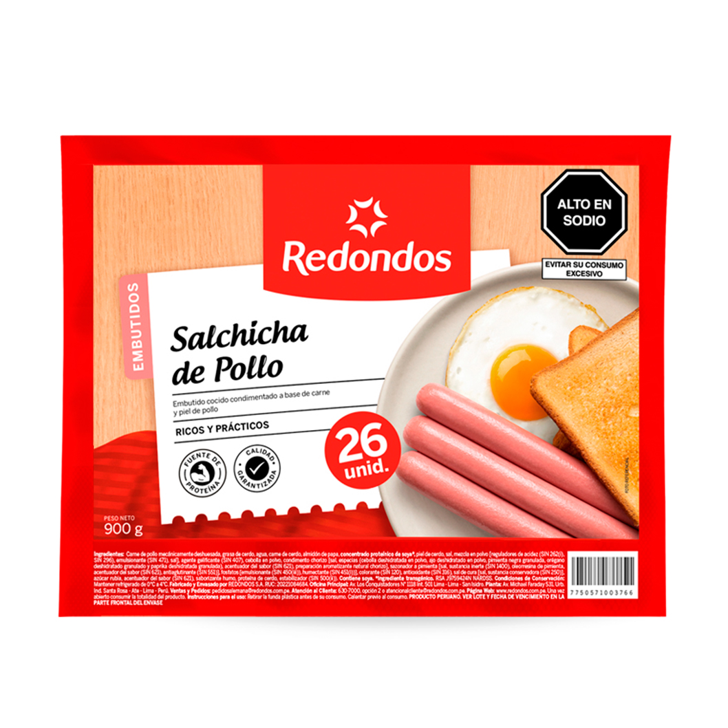 Salchicha de Pollo 900 g