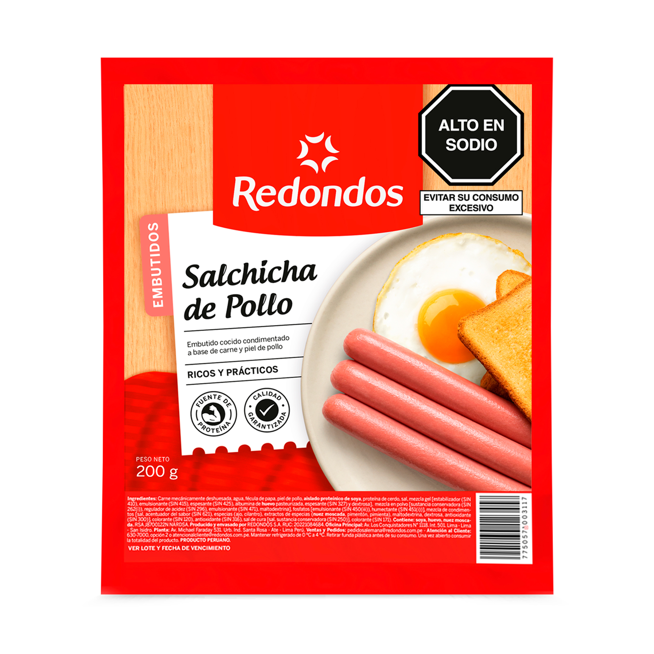 Salchicha de Pollo 200 g